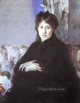 Berthe Morisot Painting - Portrait of Edma Pontillon nee Morisot Berthe Morisot